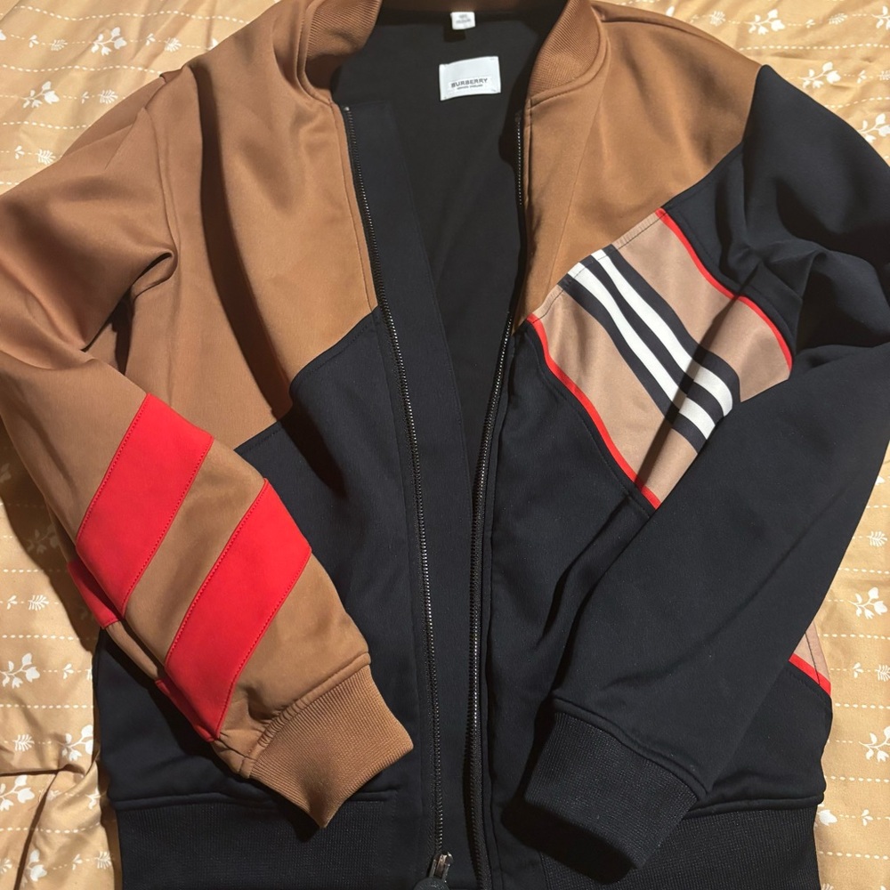 Men's Black and Brown Jacket